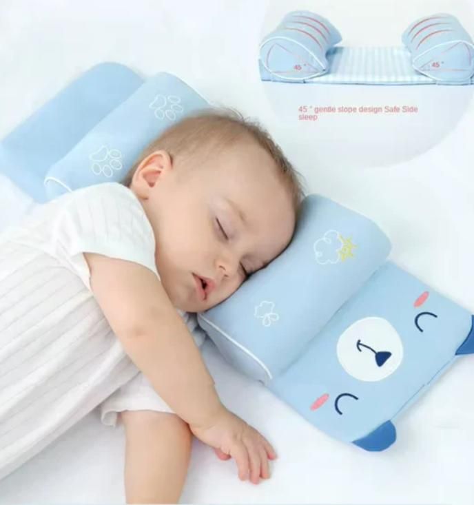 Soft Baby Head Shaping Pillow™ 0-12 Months – Prevents Flat Head | Ultra Comfort Support